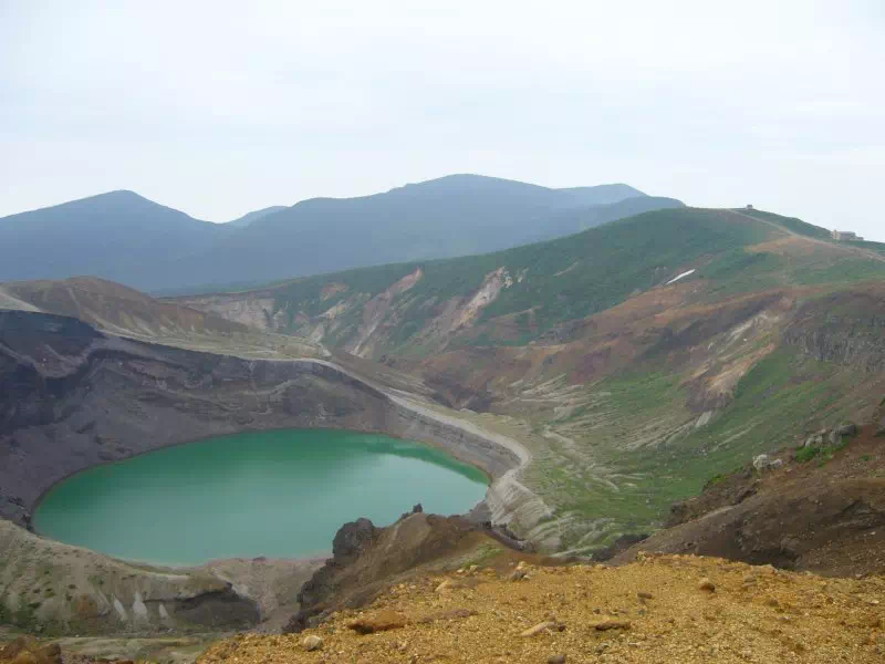 蔵王　お釜と刈田岳