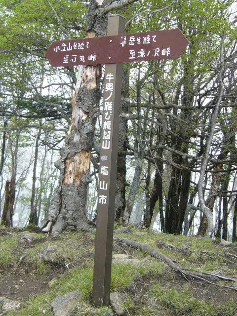 牛奥ノ雁ケ腹摺山