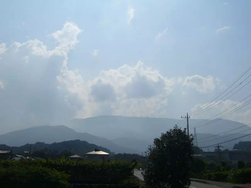 県道108から見た櫛形山