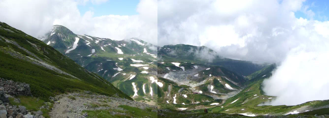 別山乗越展望 別山乗越展望