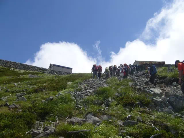 別山乗越 別山乗越