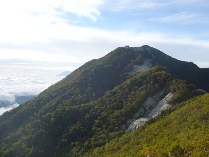 観音岳と富士山 観音岳と富士山