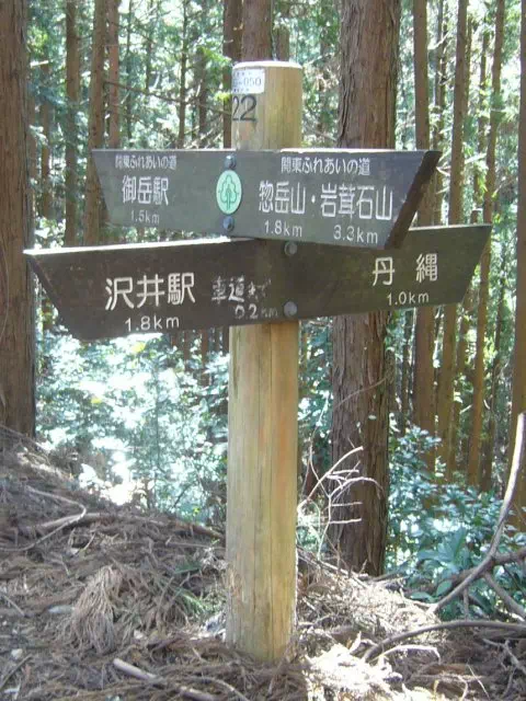 沢井分岐 沢井分岐