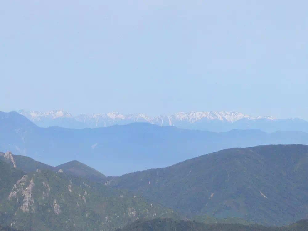 中央アルプス方面 中央アルプス方面