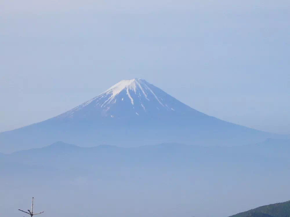 甲武信ケ岳山頂からの富士山 甲武信ケ岳山頂からの富士山