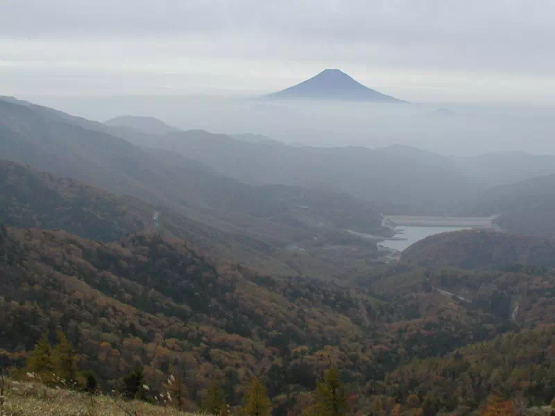 大菩薩雷岩からの富士山