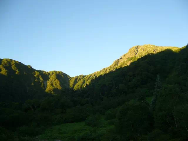 朝焼けの北岳 朝焼けの北岳