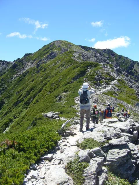 中白根登り 中白根登り