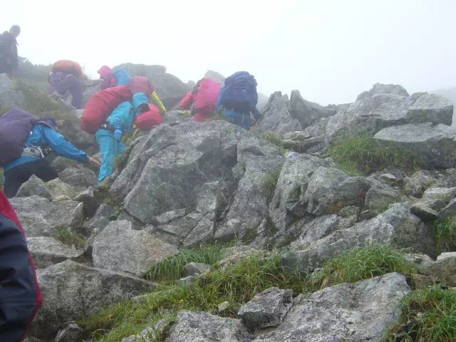 岩稜登り 岩稜登り