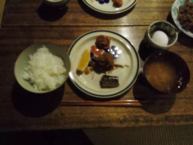 黒百合ヒュッテ朝食 黒百合ヒュッテ朝食