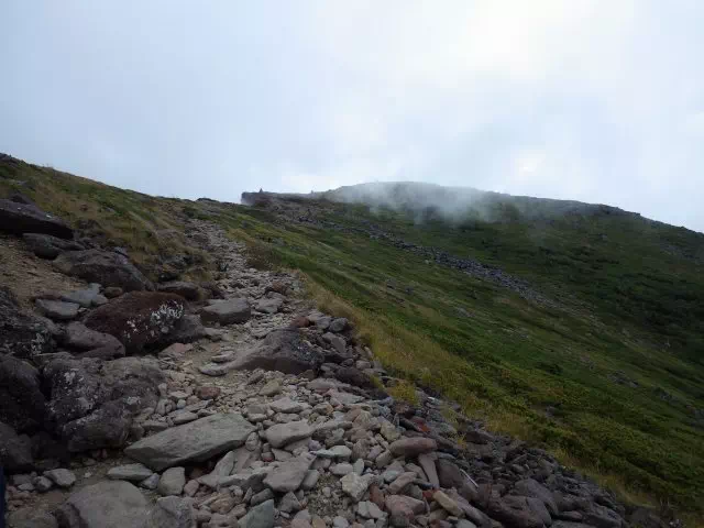硫黄岳登り 硫黄岳登り