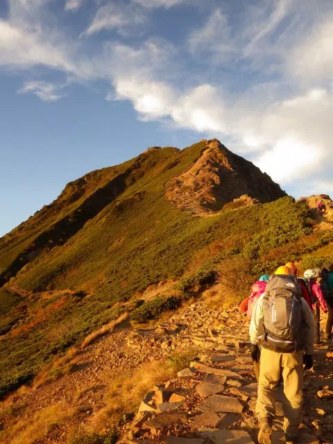 赤岳登り 赤岳登り