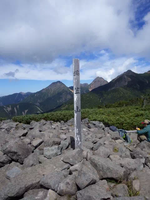 編笠山山頂 編笠山山頂