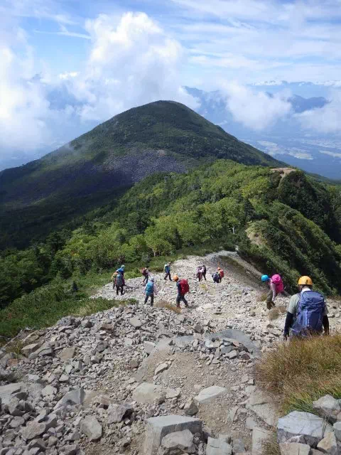 権現岳下り 権現岳下り
