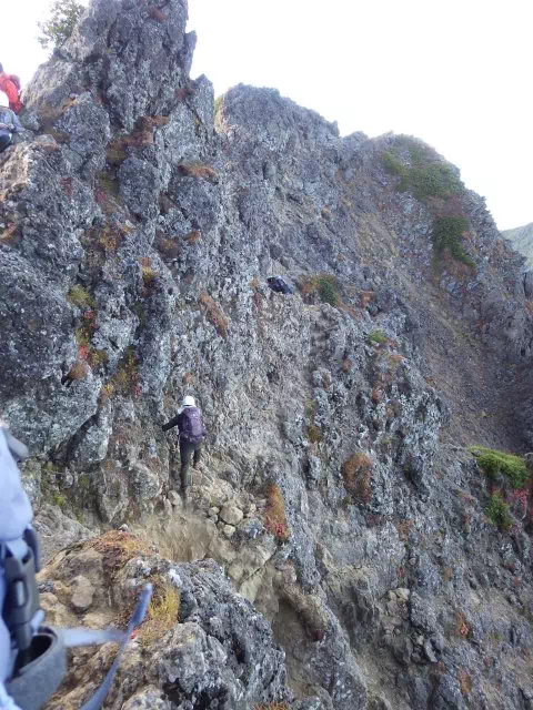 キレット岩場 キレット岩場