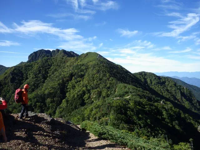 キレット下部 キレット下部