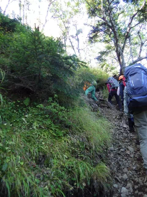 キレット登り キレット登り