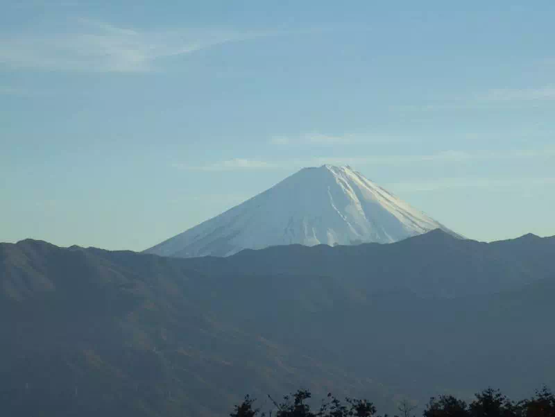 ほったらかし温泉からの富士山 ほったらかし温泉からの富士山