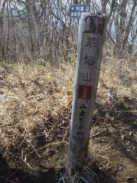 菜畑山山頂 菜畑山山頂