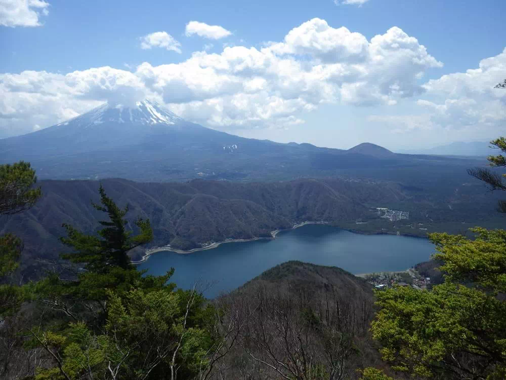 十二ケ岳手前からの富士山 十二ケ岳手前からの富士山