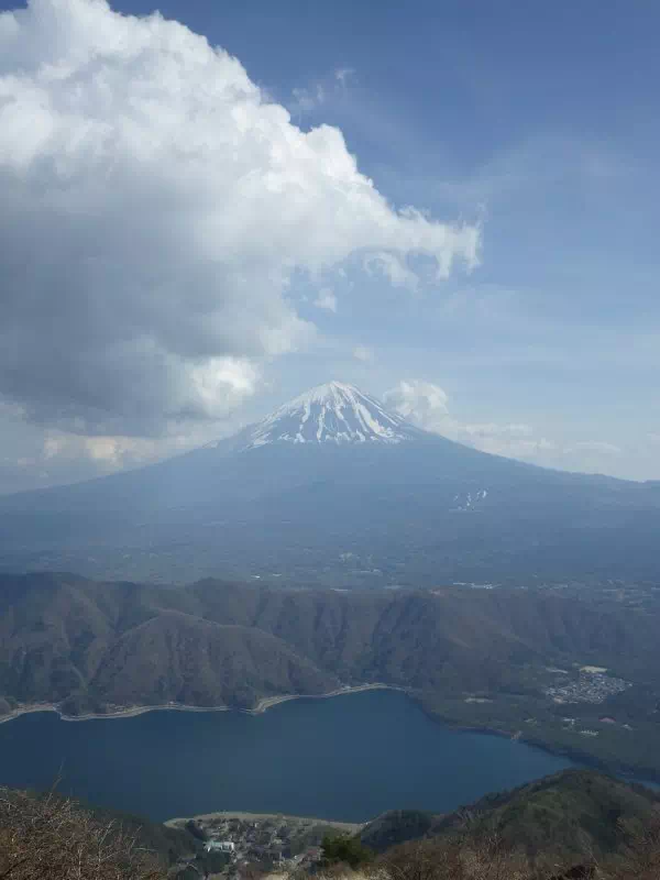 雪頭ケ岳山頂からの富士山 雪頭ケ岳山頂からの富士山