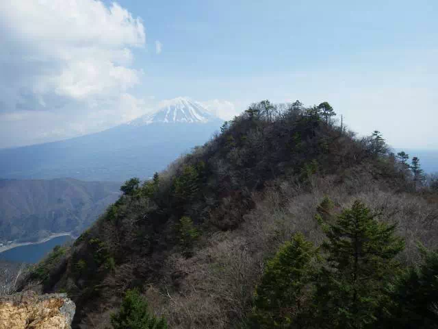 雪頭ケ岳と富士山 雪頭ケ岳と富士山