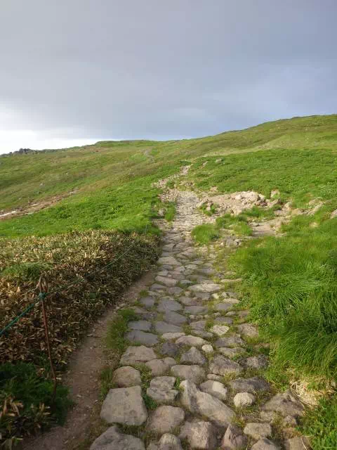 緩い登り 緩い登り