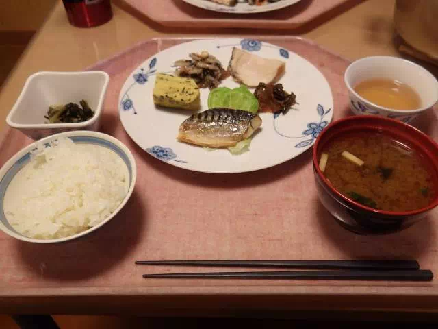 横尾山荘朝食