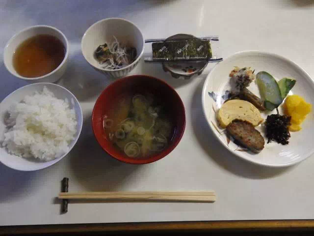 蓮華温泉ロッジ朝食 蓮華温泉ロッジ朝食