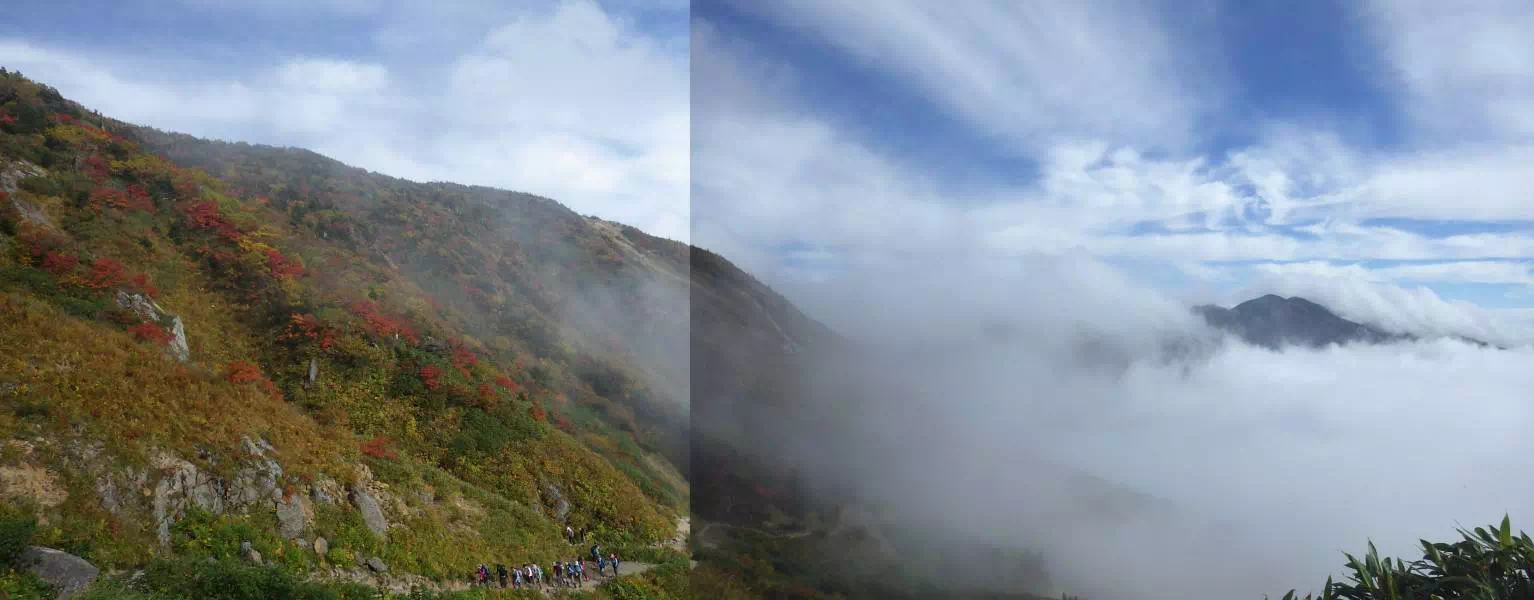 別山方面 別山方面