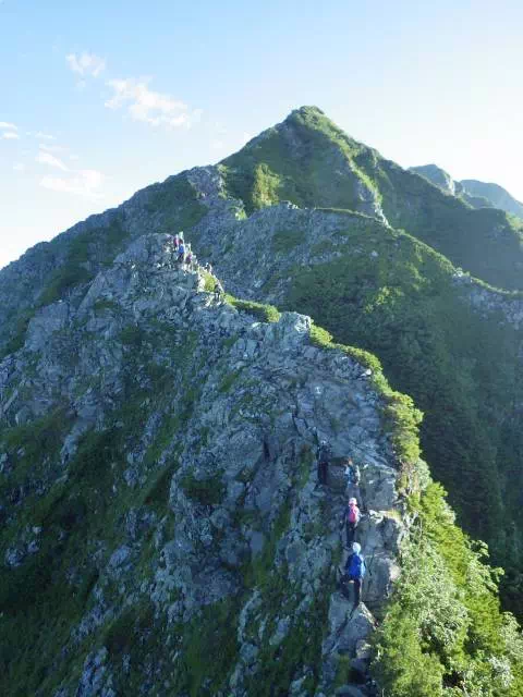 ピラミッドピークへ ピラミッドピークへ