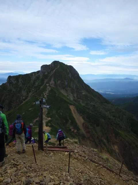文三郎尾根分岐