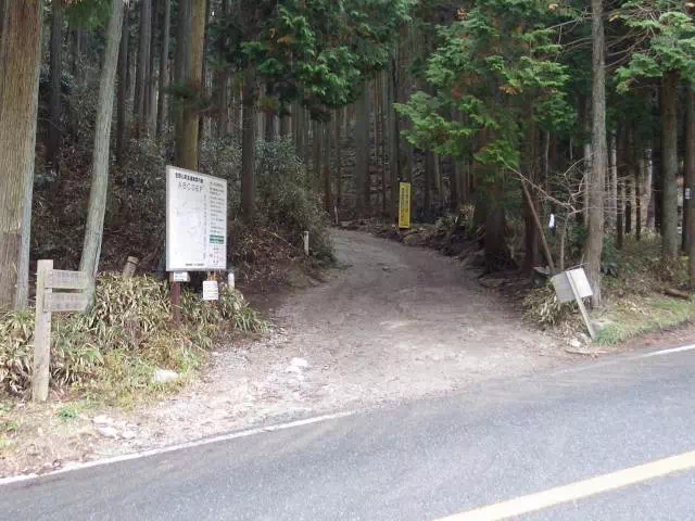 ロープウェイ前登山口