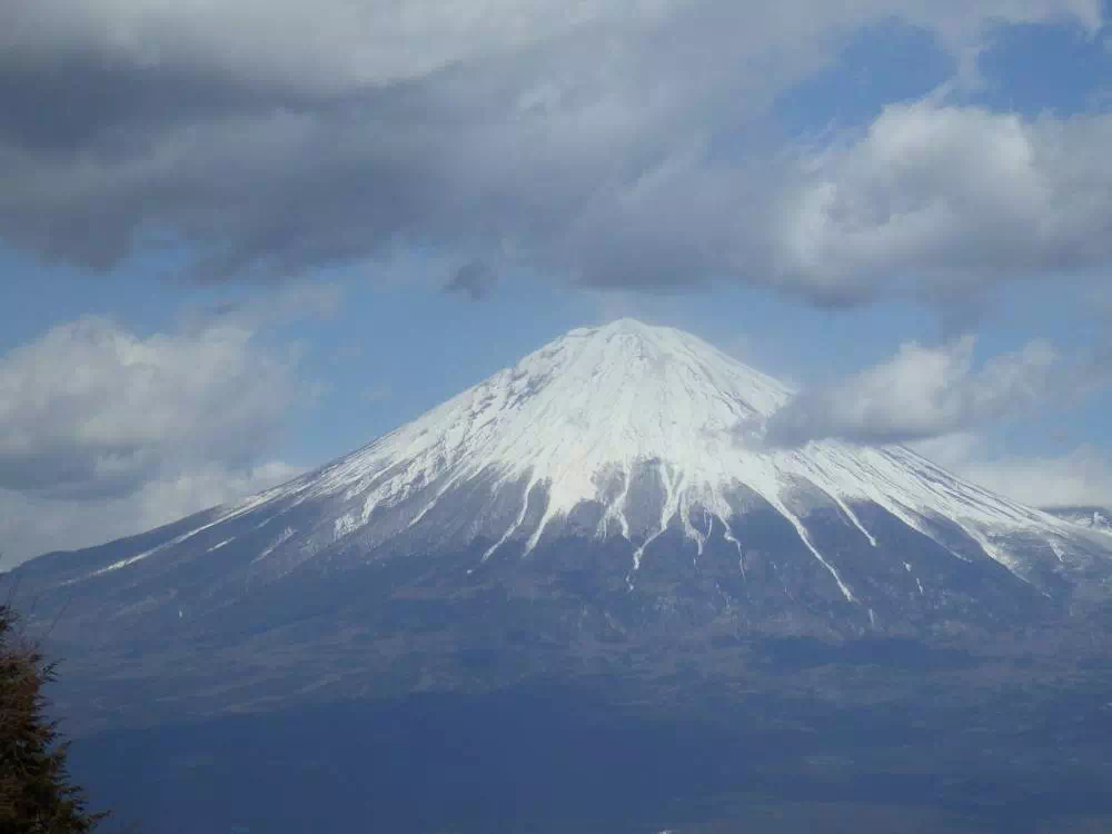 白鳥山からみた富士山