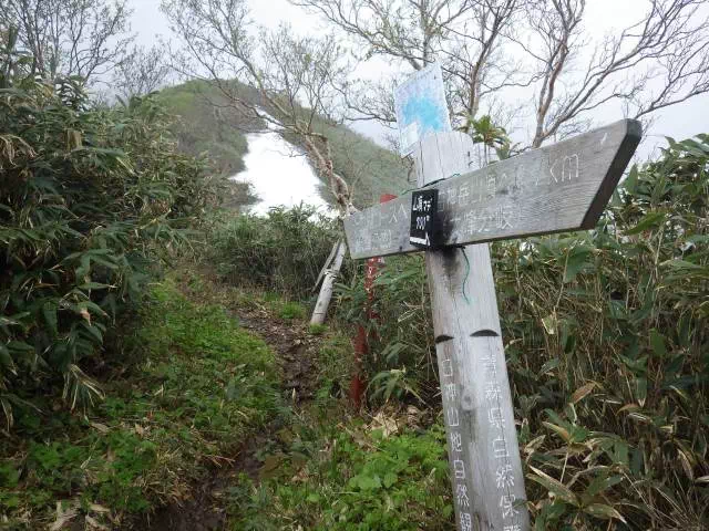 大峰分岐 大峰分岐