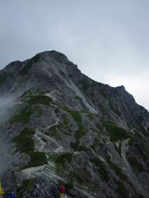 針ノ木岳へ