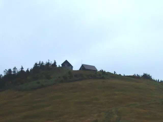 小屋に向かって 小屋に向かって