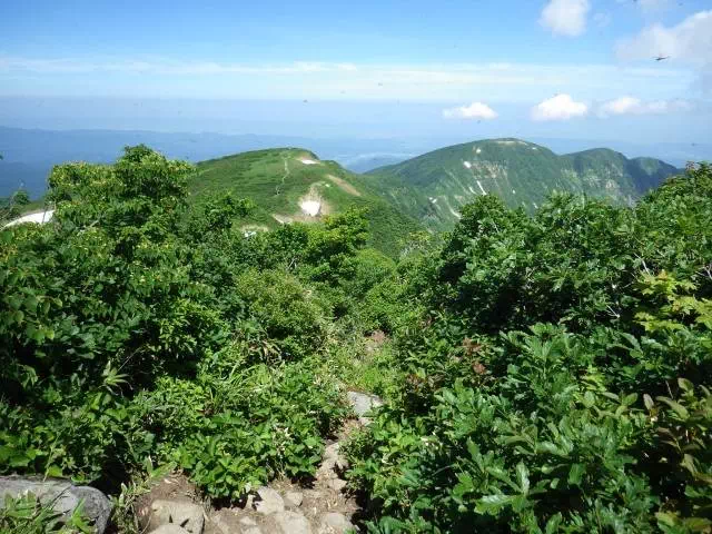 青雲岳へ 青雲岳へ
