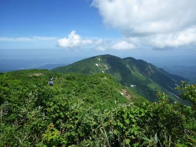 大岳へ 大岳へ