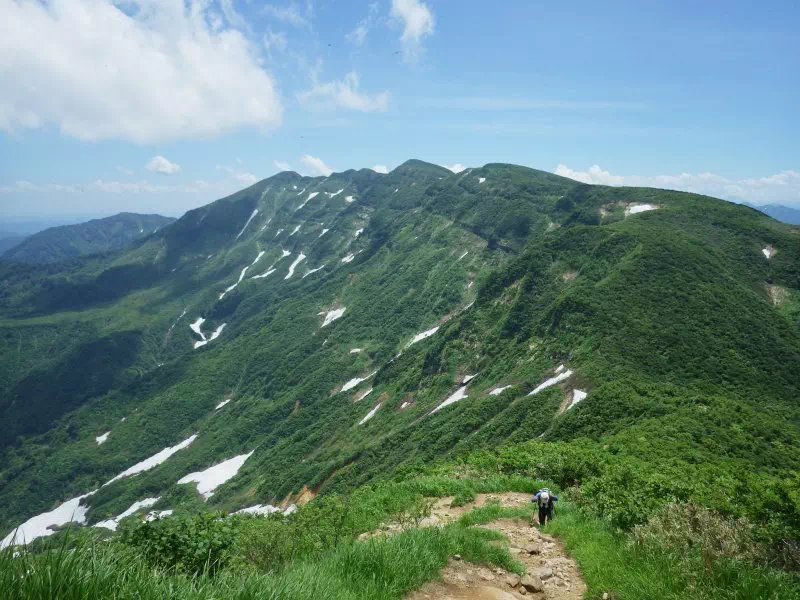 守門岳を振り返る 守門岳を振り返る
