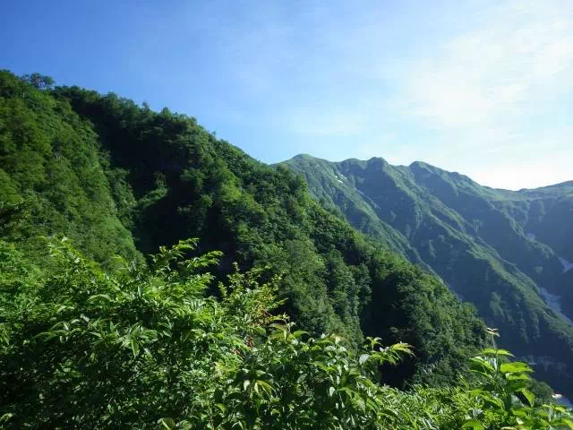 守門岳稜線 守門岳稜線