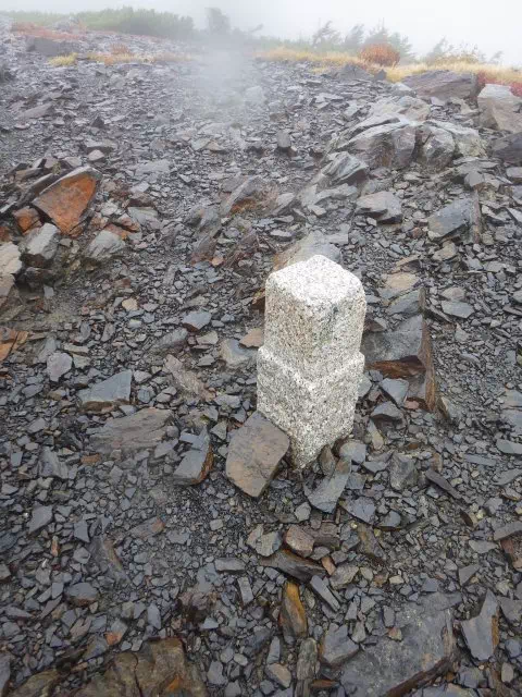 蝶ガ岳三角点 蝶ガ岳三角点