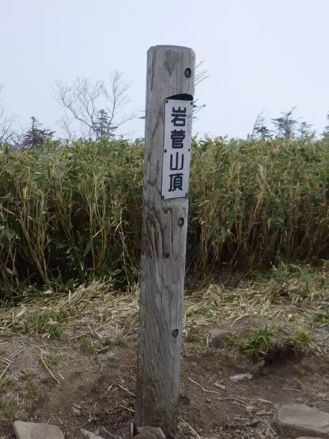 岩菅山山頂 岩菅山山頂