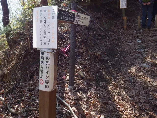 登山道入り口