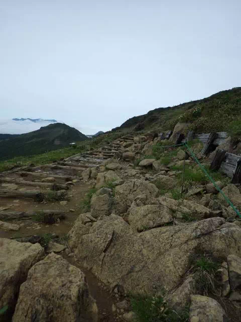 最後の登り 最後の登り