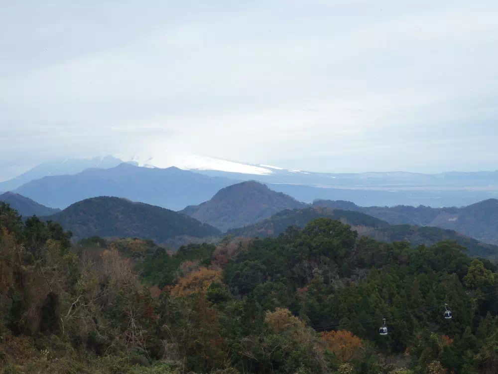富士山とゴンドラ
