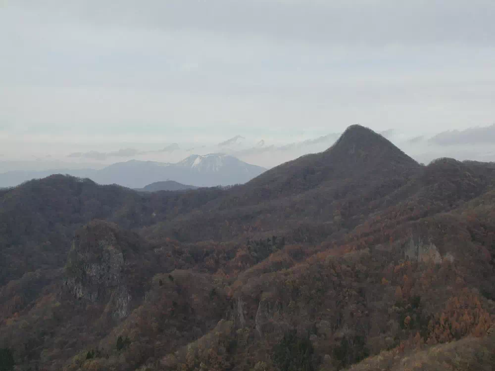 立岩からの浅間山