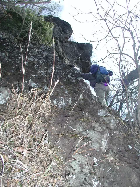 岩登り