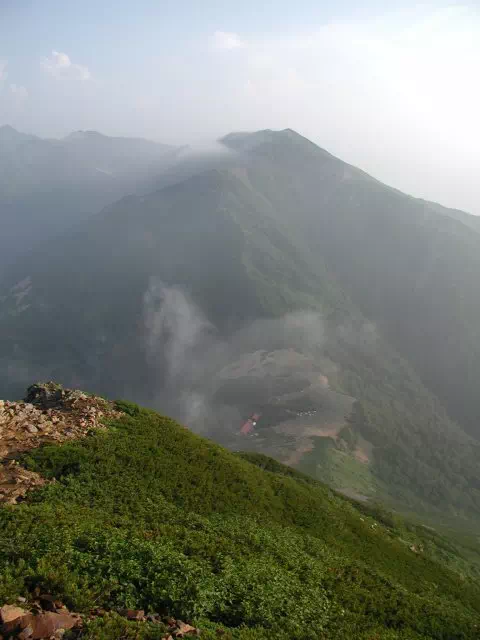 常念小屋方面 常念小屋方面