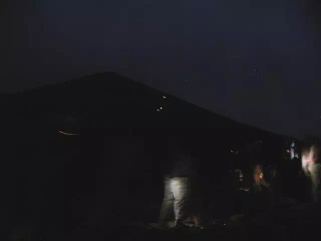 闇の常念 闇の常念